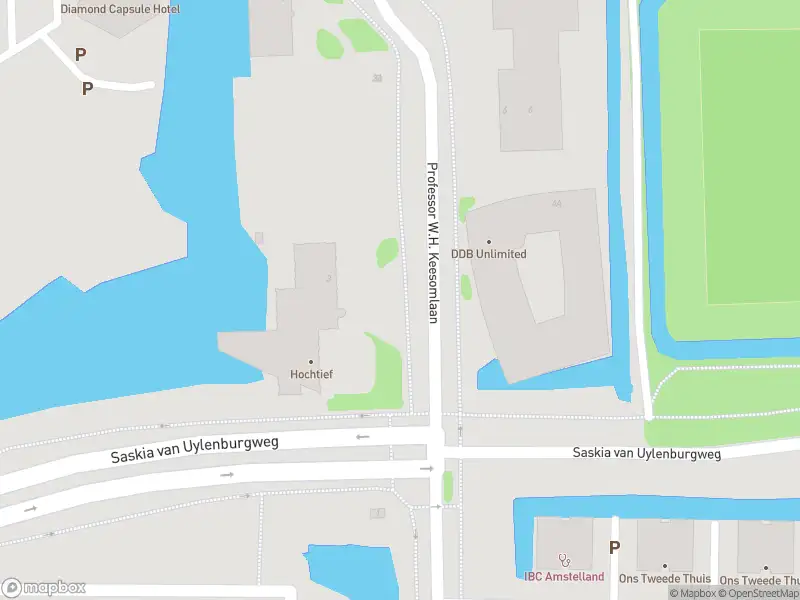 Brandweer met grote spoed naar de Prof. W.H. Keesomlaan in Amstelveen