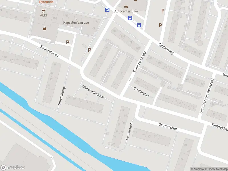 Ambulance met grote spoed naar de Schilderstraat in Gorinchem
