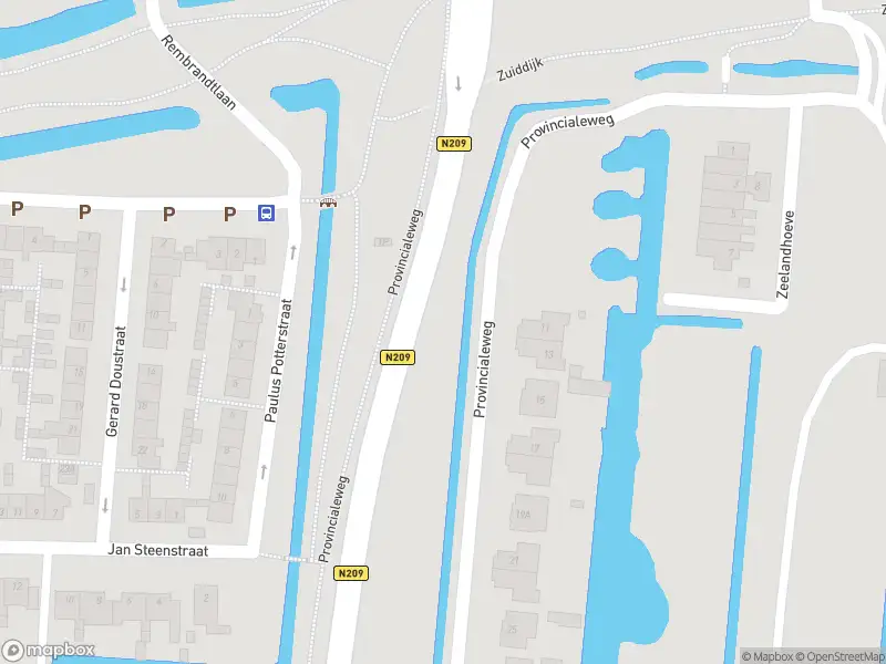Ambulance met gepaste spoed naar de Provincialeweg in Hazerswoude-Dorp