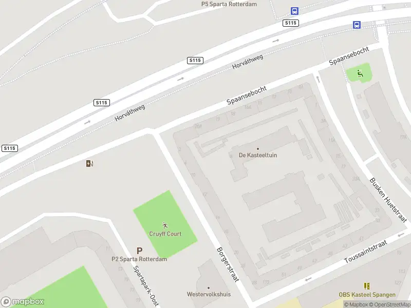 Ambulance met grote spoed naar de Borgerstraat in Rotterdam