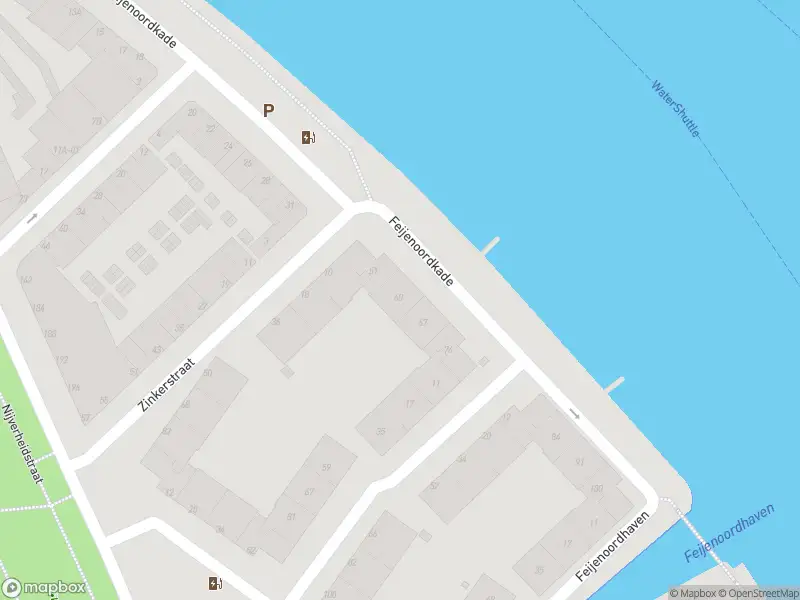 Ambulance met grote spoed naar de Feijenoordkade in Rotterdam