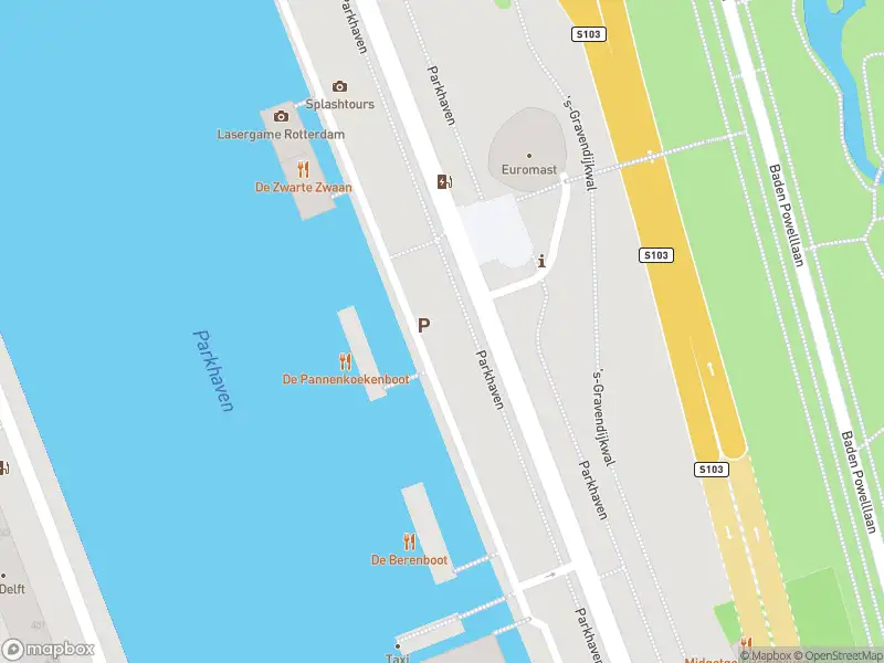 Ambulance met grote spoed naar de Parkhaven in Rotterdam