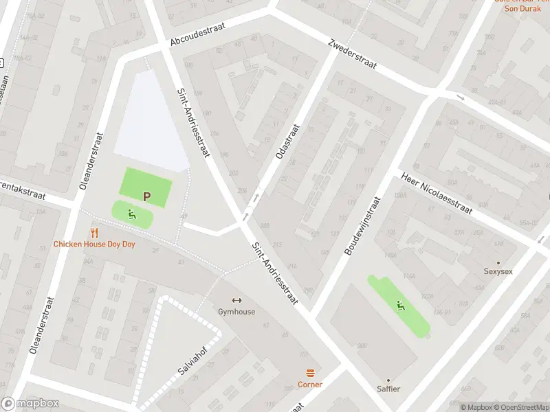 Ambulance met gepaste spoed naar de Sint-Andriesstraat in Rotterdam