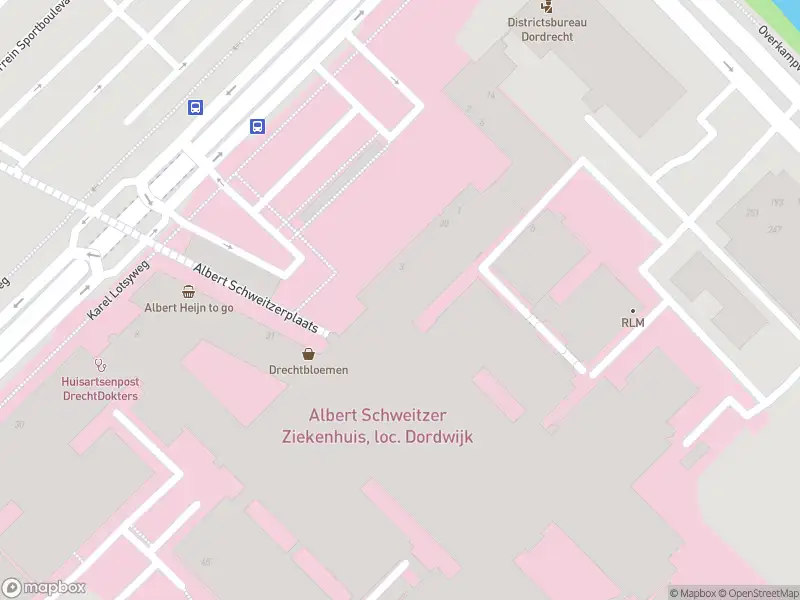 Besteld ambulance vervoer naar de Albert Schweitzerplaats in Dordrecht