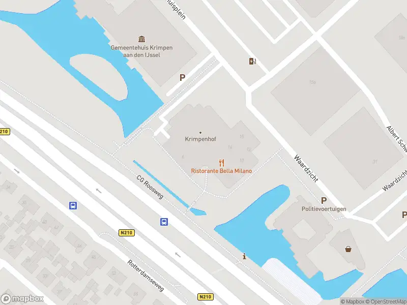 Ambulance met grote spoed naar de Waardzicht in Krimpen aan den IJssel