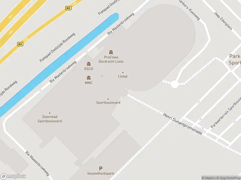 Ambulance met grote spoed naar de Fanny Blankers-Koenweg in Dordrecht