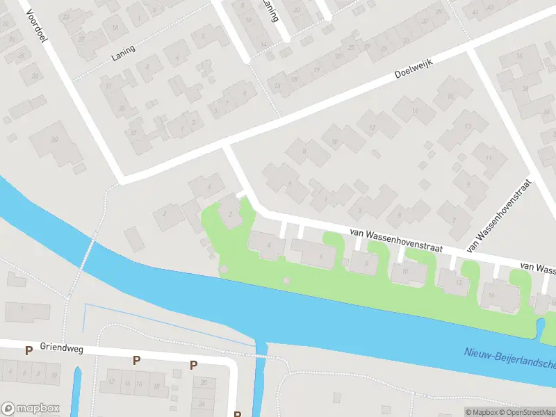 Brandweer met grote spoed naar de Van Wassenhovenstraat in Nieuw-Beijerland