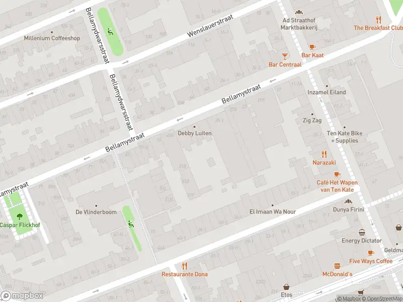Besteld ambulance vervoer naar de Bellamydwarsstraat in Amsterdam