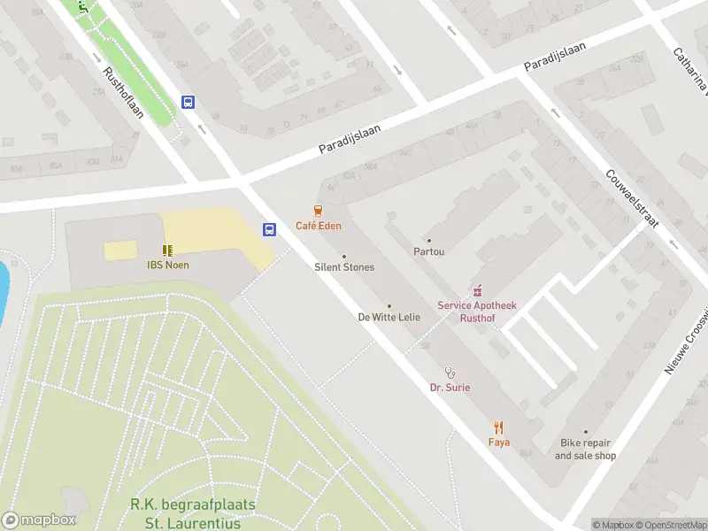 Ambulance met grote spoed naar de Rusthoflaan in Rotterdam