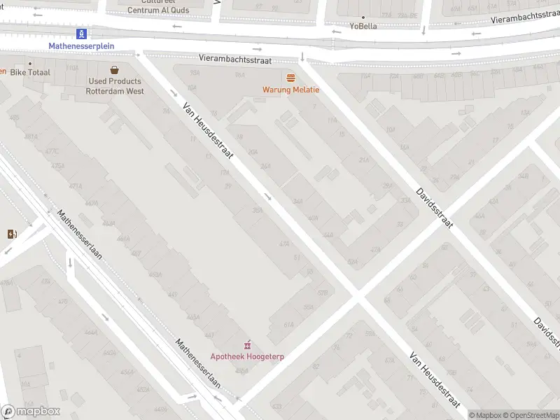 Politie naar de Mathenesserplein in Rotterdam