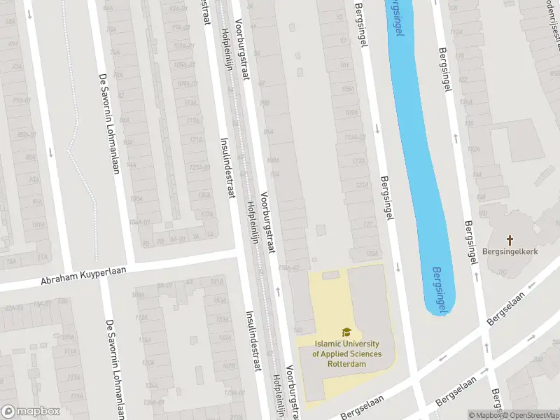 Ambulance met gepaste spoed naar de Voorburgstraat in Rotterdam