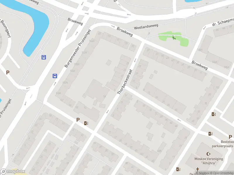 Ambulance met gepaste spoed naar de Thorbeckestraat in Vlaardingen