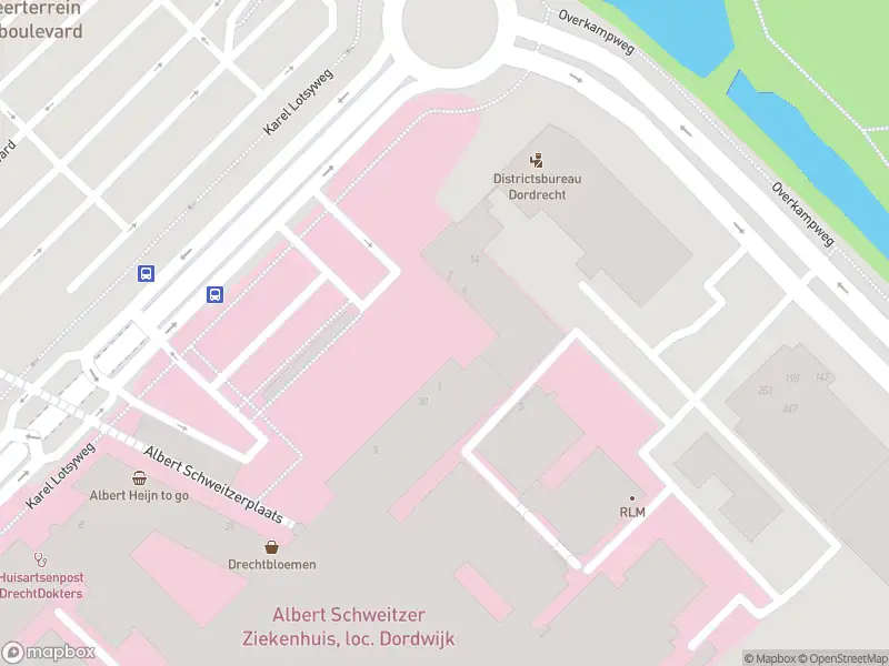 Besteld ambulance vervoer naar de Albert Schweitzerplaats in Dordrecht