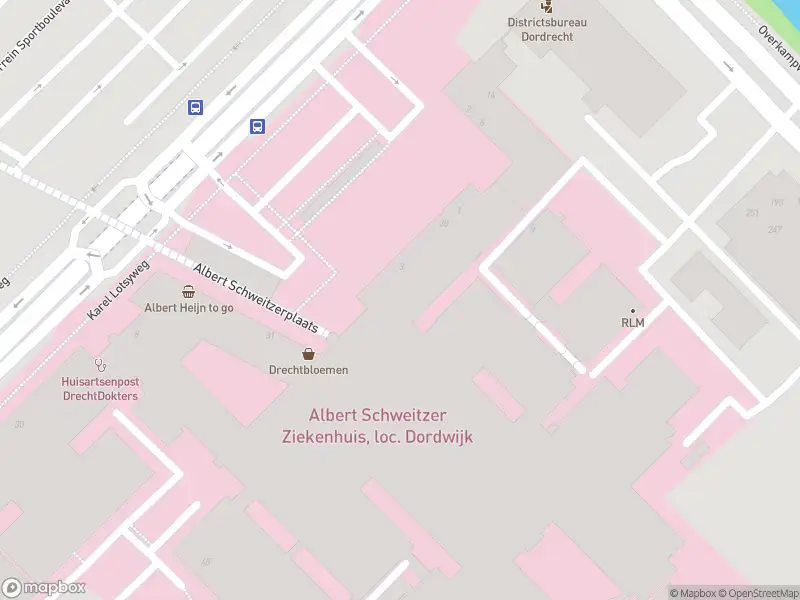 Besteld ambulance vervoer naar de Albert Schweitzerplaats in Dordrecht