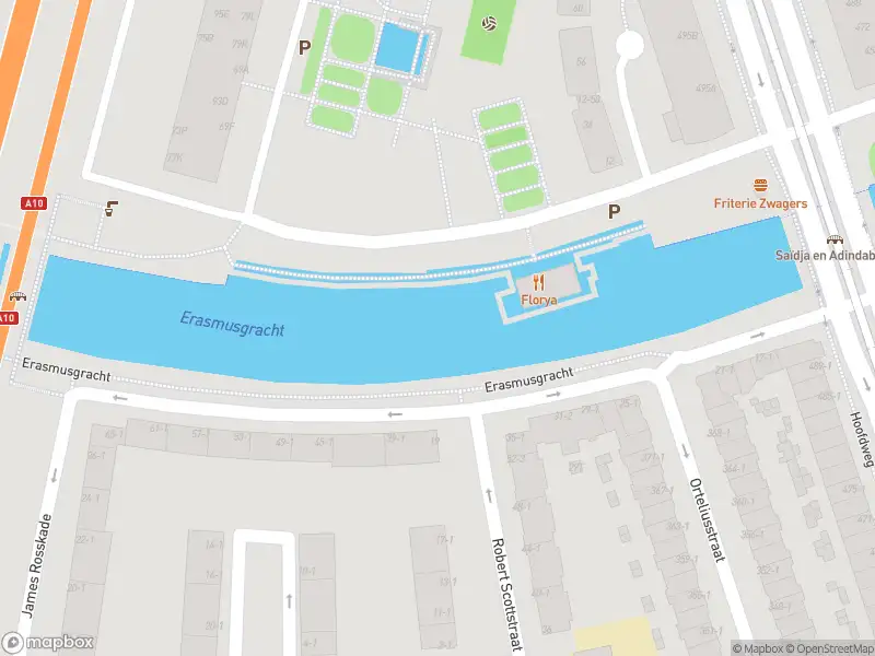 Brandweer met grote spoed naar de James Rosskade in Amsterdam