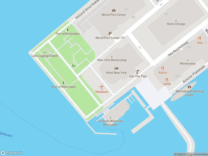 Brandweer met normale urgentie naar de Koninginnenhoofd in Rotterdam vanwege gebouwbrand