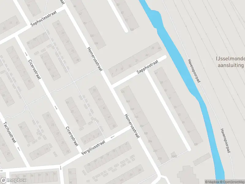 Ambulance met gepaste spoed naar de Homerusstraat in Rotterdam