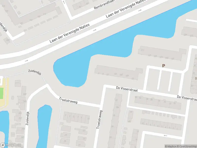 Ambulance met grote spoed naar de Loudonstraat in Dordrecht