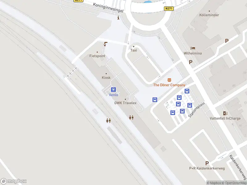 Ambulance met grote spoed naar de Stationsplein in Venlo