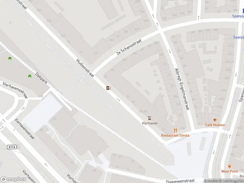 Ambulance met gepaste spoed naar de Hudsonstraat in Rotterdam