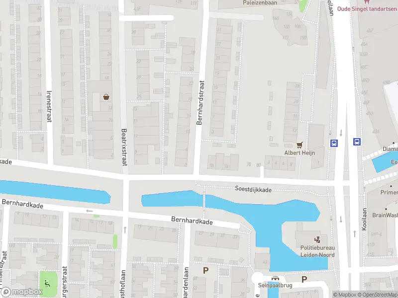 Ambulance met grote spoed naar de Bernhardstraat in Leiden