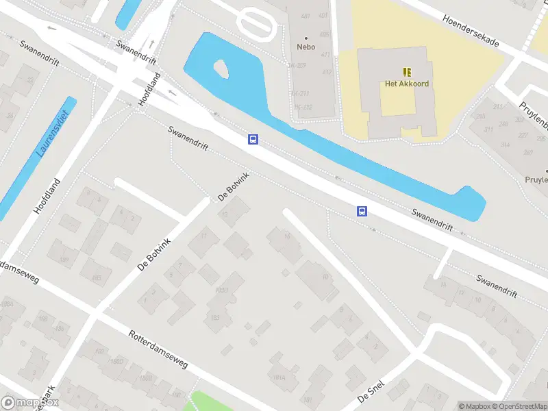 Brandweer met gepaste spoed naar de Swanendrift in Zwijndrecht vanwege stormschade