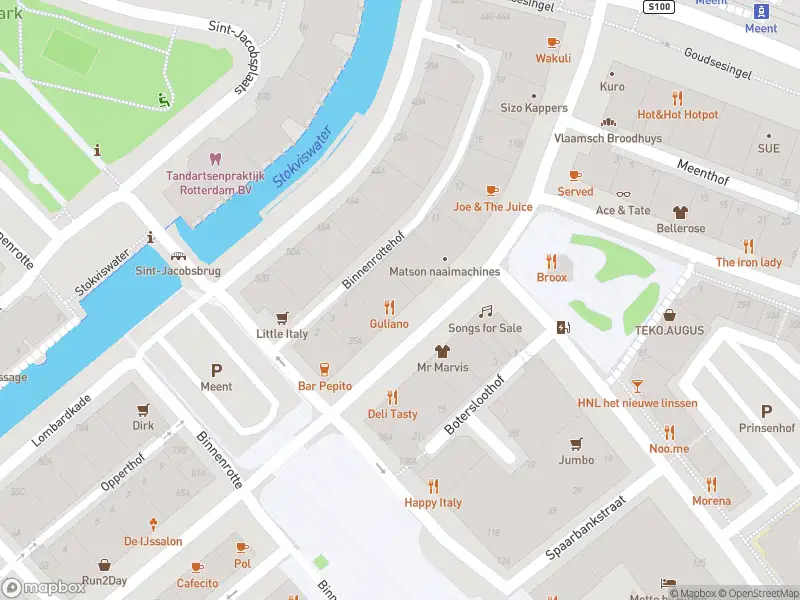 Ambulance met grote spoed naar de Meent in Rotterdam