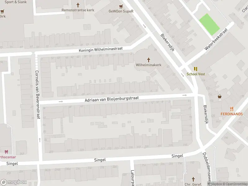 Ambulance met gepaste spoed naar de Adriaan van Bleijenburgstraat in Dordrecht
