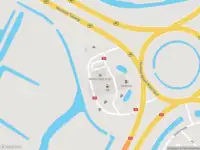 Ambulance naar de Verkeersplein Kooimeer in Alkmaar