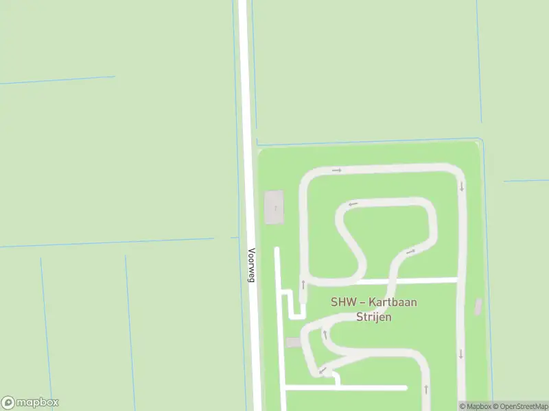 Ambulance met grote spoed naar de Voorweg in Strijen
