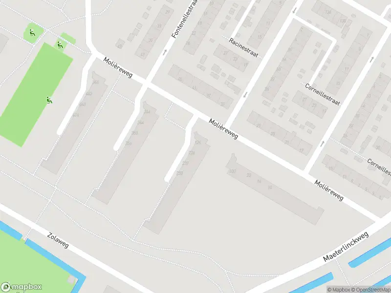 Ambulance met grote spoed naar de Molièreweg in Rotterdam