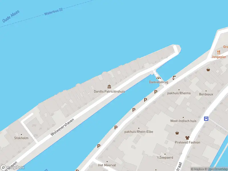 Ambulance naar de Wolwevershaven in Dordrecht