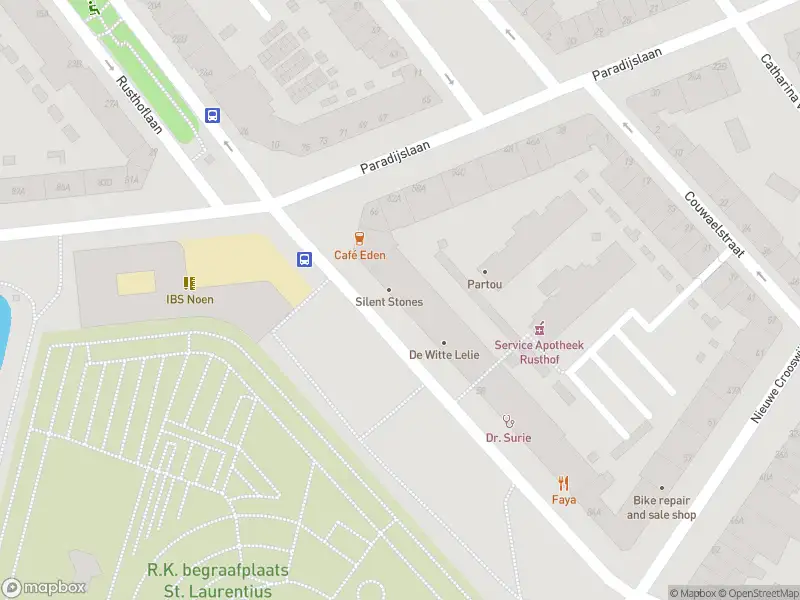 Ambulance met grote spoed naar de Rusthoflaan in Rotterdam