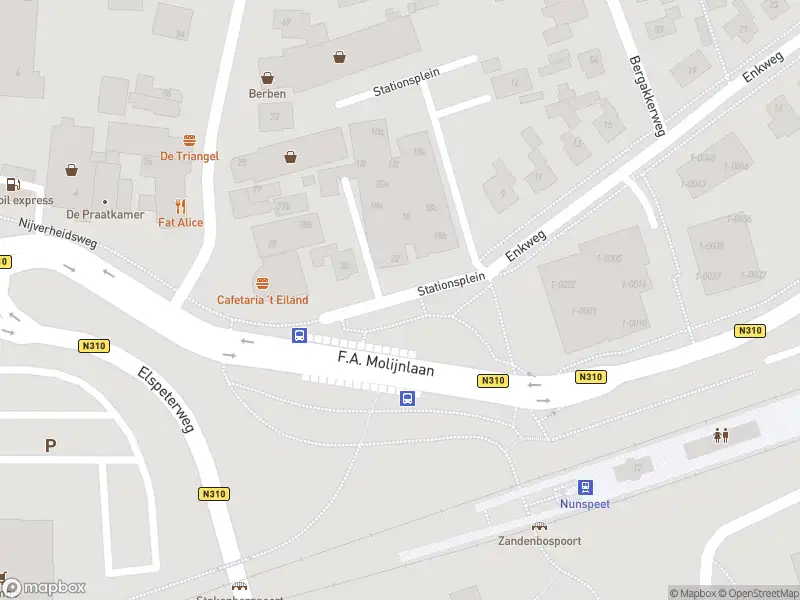 Brandweer met gepaste spoed naar de Stationsplein in Nunspeet