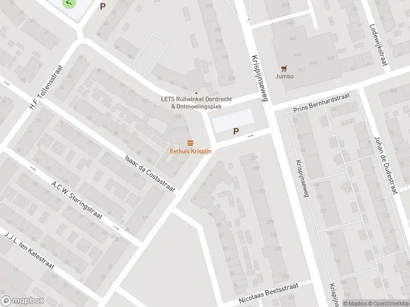 112 melding Overlastmelding J.P. Heijeplein in Dordrecht gesloten