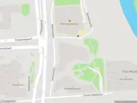 Brandweer met gepaste spoed naar de Beethovenplein in Amsterdam