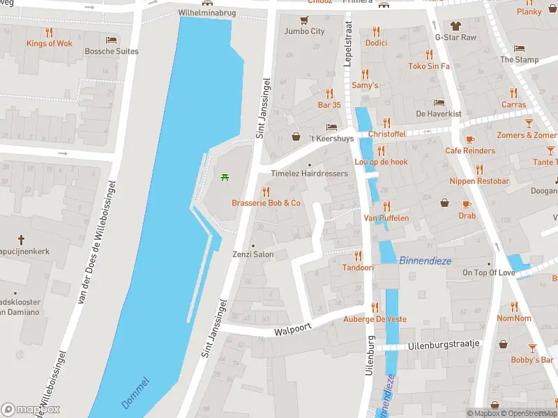 Brandweer met gepaste spoed naar de Sint Janssingel in 's-Hertogenbosch