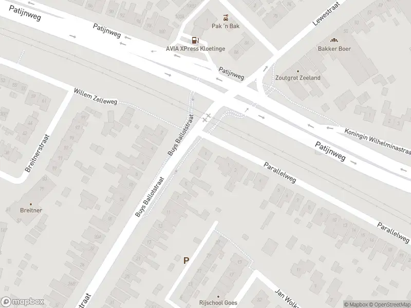 Overlastmelding Buys Ballotstraat in Goes gesloten