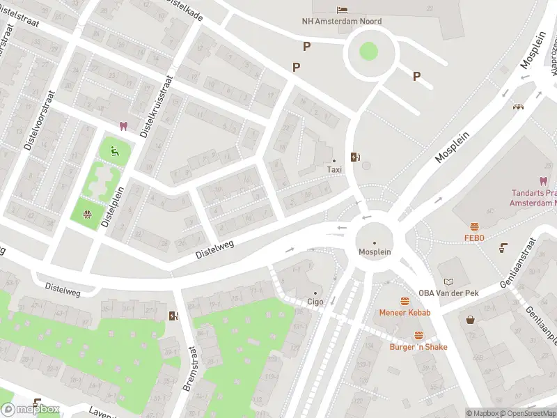 Ambulance met gepaste spoed naar de Eerste Disteldwarsstraat in Amsterdam