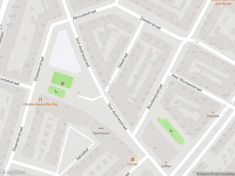 Ambulance met grote spoed naar de Sint-Andriesstraat in Rotterdam