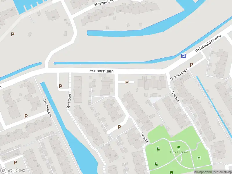 Brandweer met gepaste spoed naar de Griede in Leimuiden vanwege wateroverlast