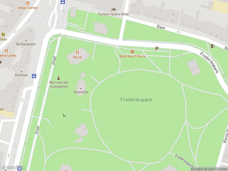 Ambulance met gepaste spoed naar de Frederikspark in Haarlem